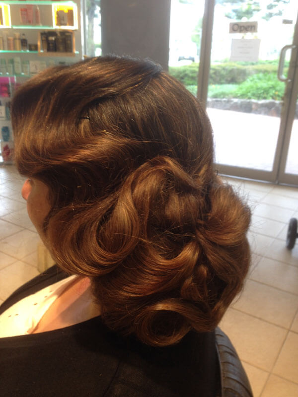 Selection of Glamorous hair shots  02 - Achieving Glamorous Hair to Suit the Occasion